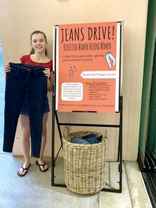 Fashion Forward: Kihei Charter junior collects jeans for Women Helping Women